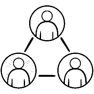 Ícone representando relacionamentos saudáveis